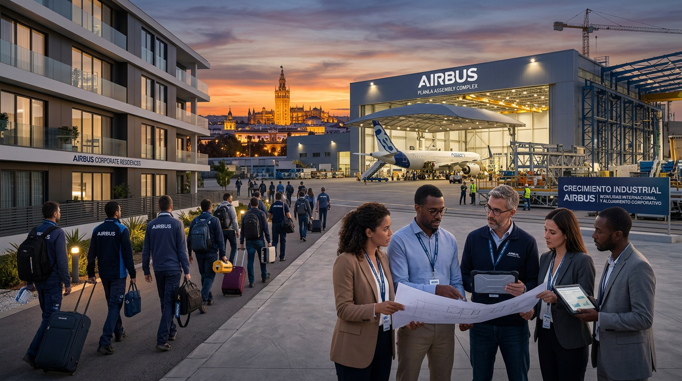 vivienda corporativa empresas Sevilla Dos Hermanas Airbus